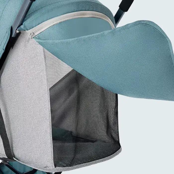 2025 nouvelle poussette bébé haute vue peut s'asseoir ou s'allonger, poussette bébé légère et pliabl