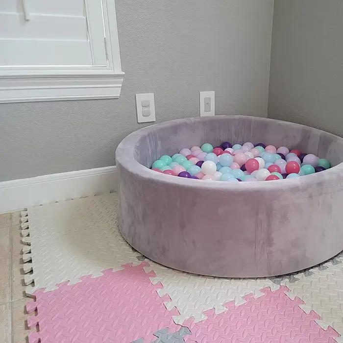 Tapis de jeu antidérapant pour bébé rampant, 8 pièces/2.5cm d'épaisseur, tapis de gymnastique insono