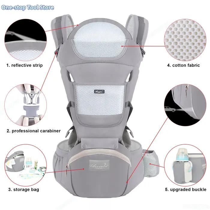 Porte-bébé ergonomique sac à dos infantile bébé Hipseat transporteur face avant ergonomique kangouro