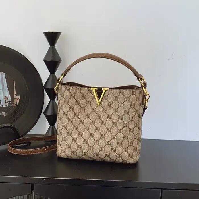 Sac à langer unique et original de style rétro vintage pour femme, sac bandoulière de luxe de marque