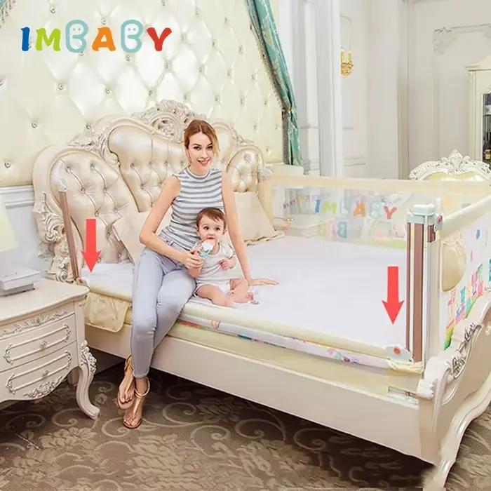 IMBABY barrière pour lit barrière de protection relevable lits de protection latéraux Anti-chute 1.5