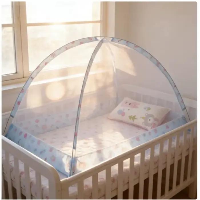 Moustiquaire légère pour lit de bébé sans fond