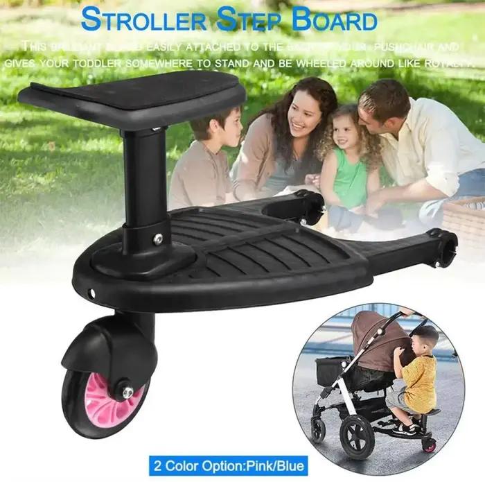 Faire marcher avec deux enfants plus faciles – Adaptateur de pédale de poussette