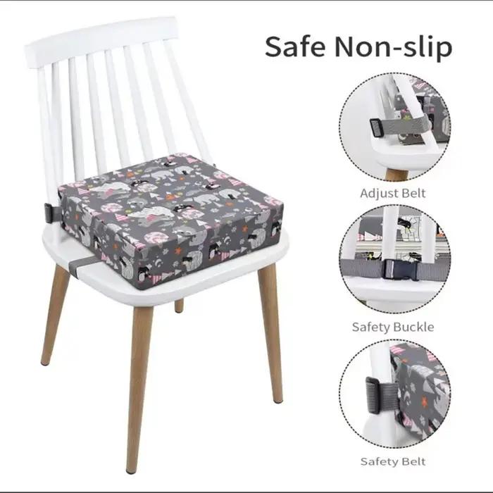 Coussin de chaise pour bébé siège réglable sièges rehausseurs pour enfants semelle intérieure rehaussante pour salle à manger coussins de sécurité amovibles occasions spéciales pour enfants 7 mois et plus