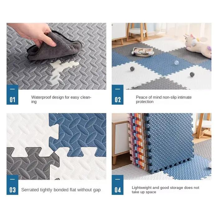 Tapis puzzle éducatif en mousse EVA pour bébé et enfants, univers coloré et stimulant pour le développement intellectuel et moteur