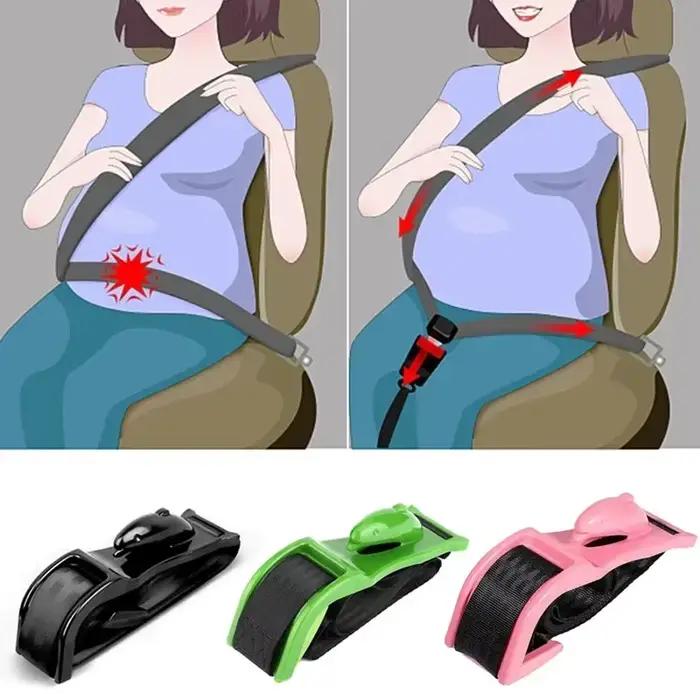 Ceinture de sécurité de siège de voiture enceinte femme