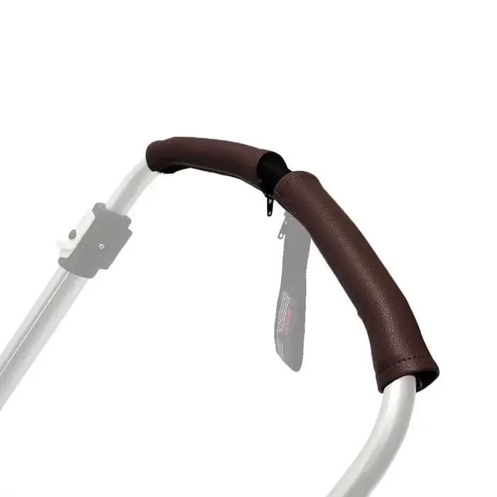 Housses de poignée de poussette en cuir PU et étui d'accoudoir avec fermeture éclair pour Bugaboo Bee série, pour bébés, confort et style élégant pour maternité et enfants jusqu'à 12 ans