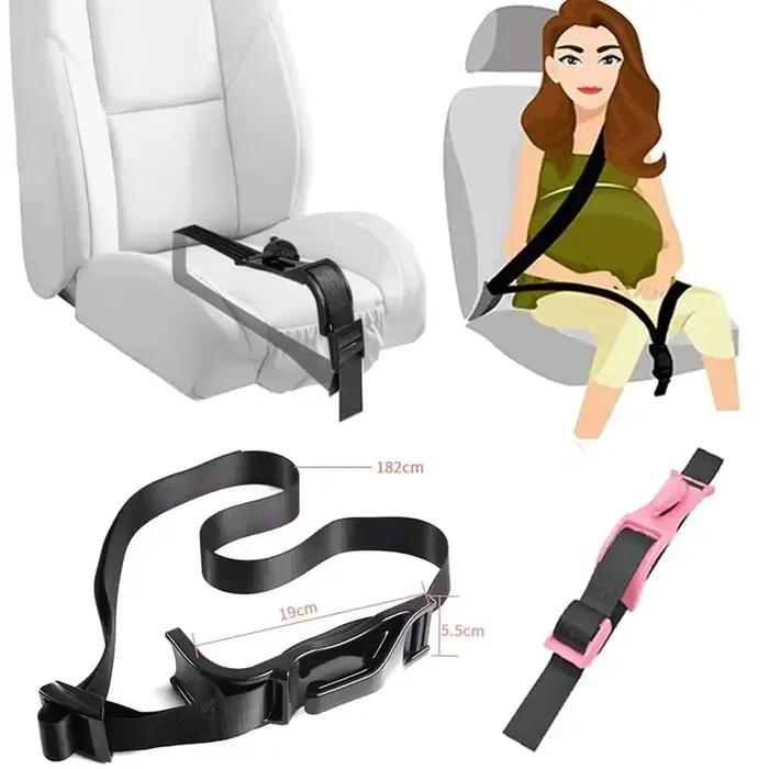 Ceinture de sécurité de siège de voiture enceinte femme