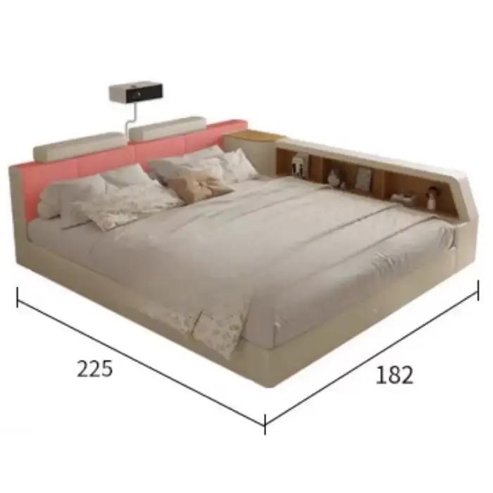 Tête de lit fantaisie cadre japonais Unique princesse lit de couchage chambre Double Muebles Para dortoir maison accessoires