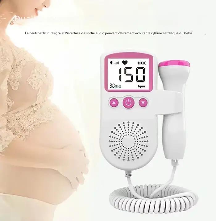 Détecteur de fréquence cardiaque pour bébé à ultrasons