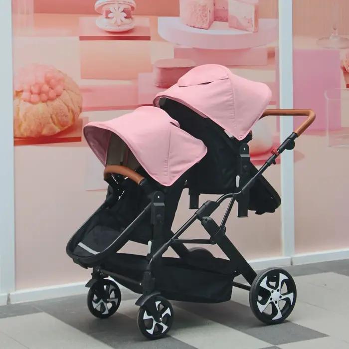 Poussette double portable pour jumeaux