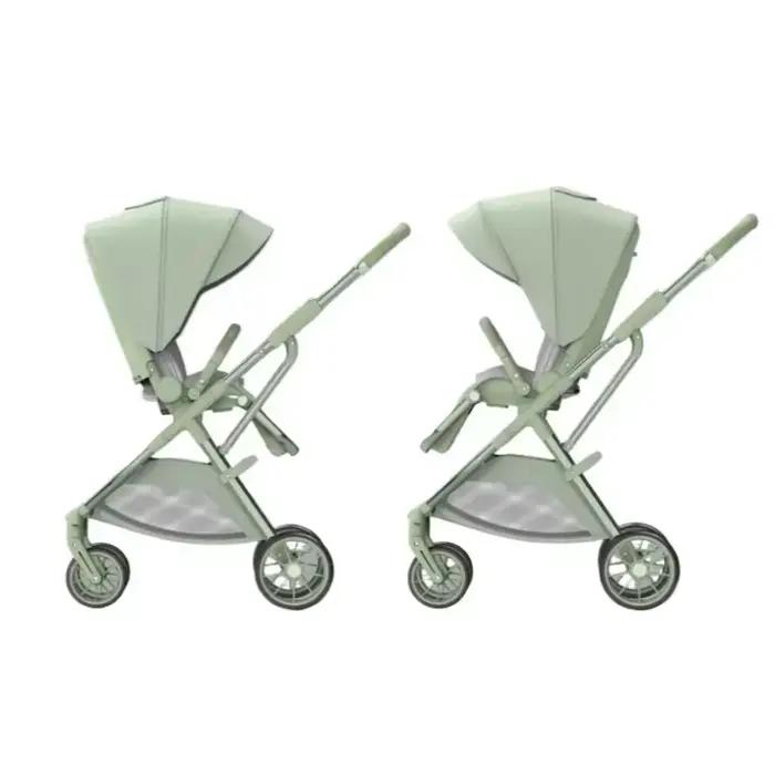 Poussette bébé portable pliable bidirectionnelle multifonction légère avec sac de maman