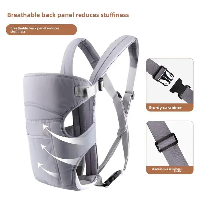 Porte-bébé ergonomique portable et tendance sac à dos écharpe de portage ceinture de taille et siège de hanche ajustable pour bébé idéal pour l'extérieur occasions spéciales famille active