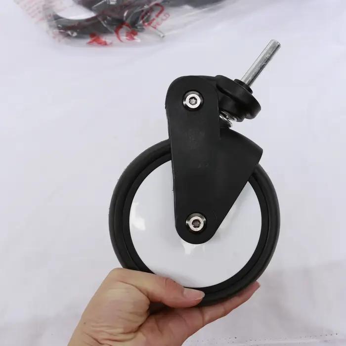 Roues en caoutchouc universelles pour poussette de bébé Somenie