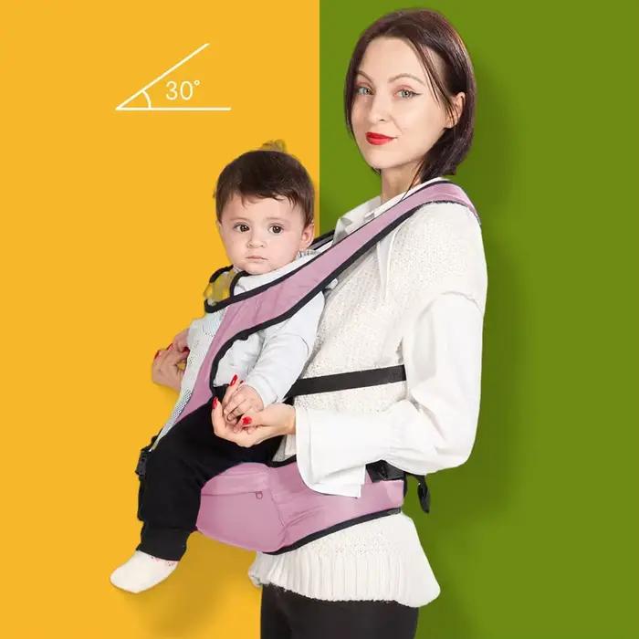 Porte-bébé ergonomique respirant et confortable avec siège de hanche pour maman et papa