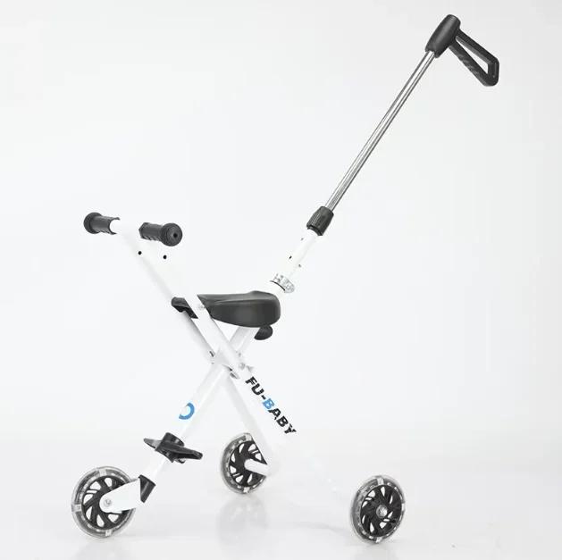 Poussette de voyage pour enfants de 6 à 12 ans, chariot pliable et léger pour l’extérieur, chariot d